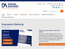 Tablet Screenshot of dentaladvisor.com